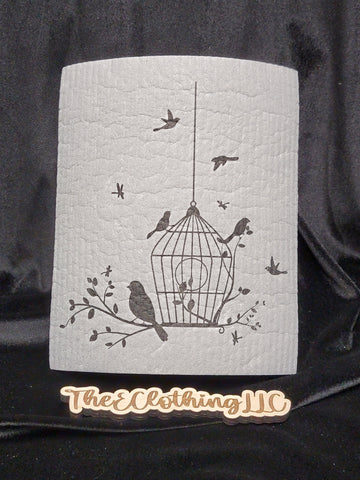 Birdcage - Euroscrubby Dishcloth