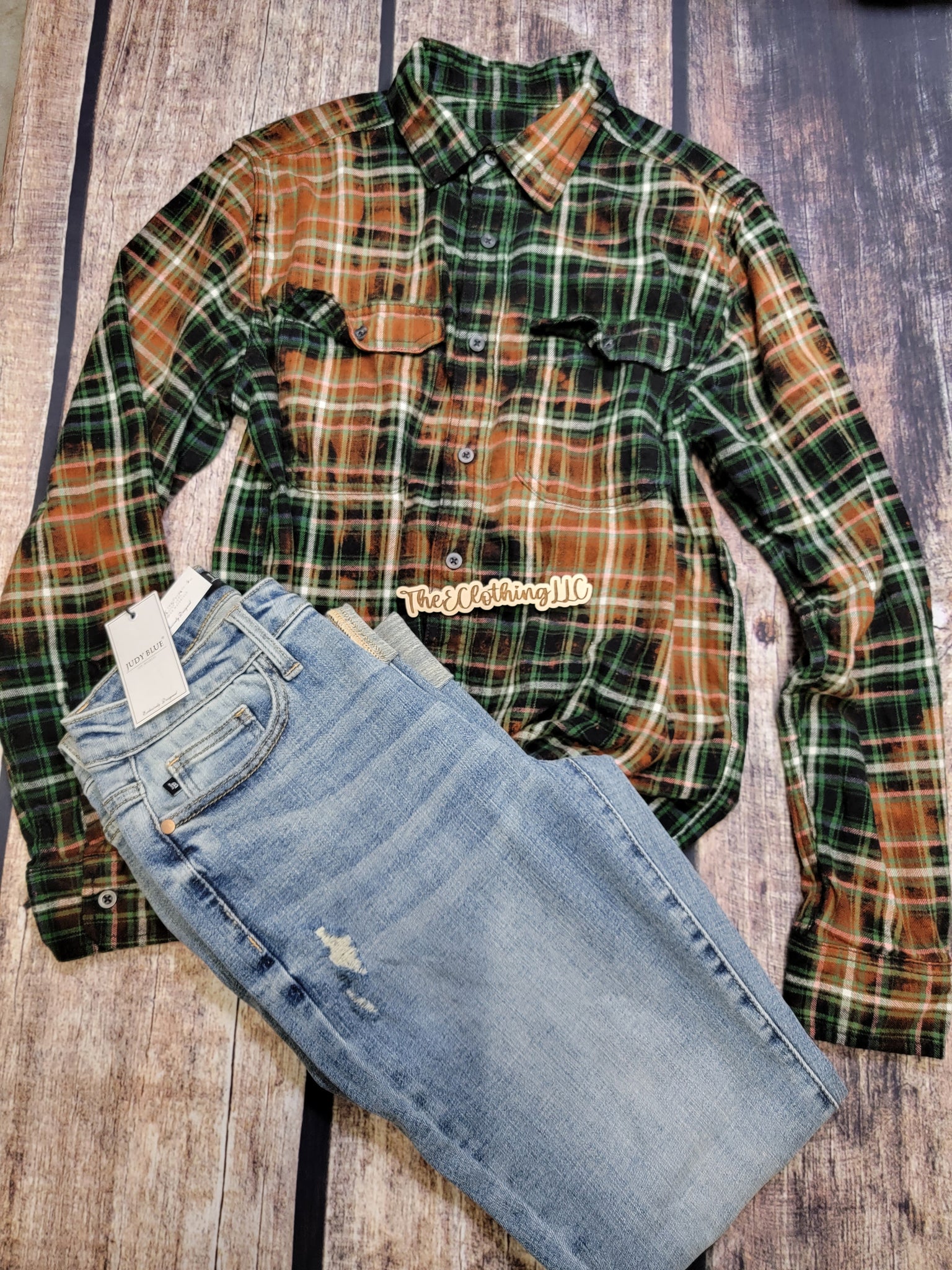 Flannel Button Down Top