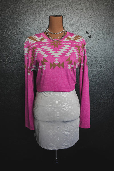 Aztec Long Sleeve Tee