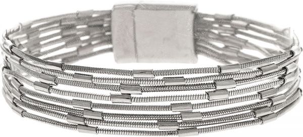Rain - Silver Variegated Chains Bracelet