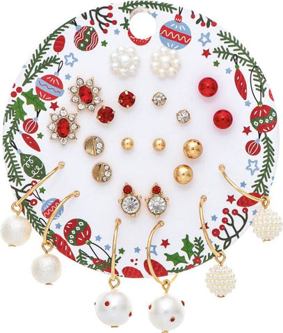 Christmas Earring Collection - Gold